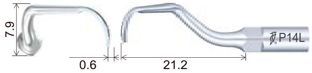 Размеры наконечника для скалера